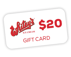 Whitey's $20 gift card