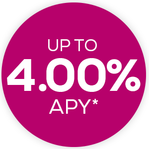 Up to 4.00 percent APY