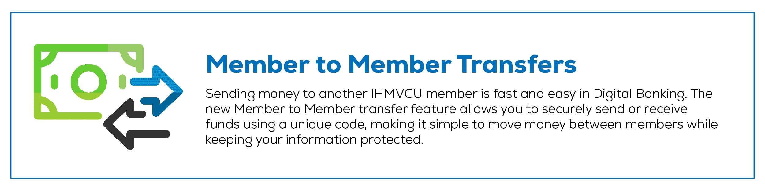 Member to member transfers