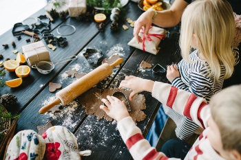 Family Baking for holiday