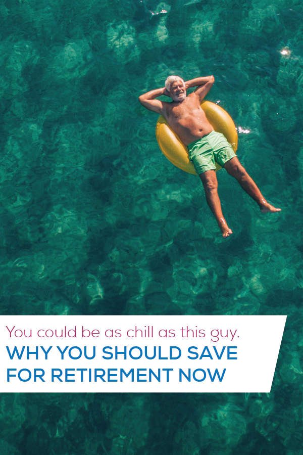 saving for retirement why start now-01 retired man relaxing in lake