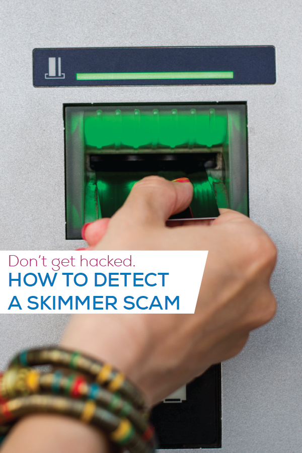 How to detect a skimmer scam