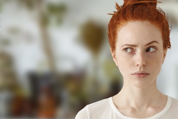 Woman with questioning look