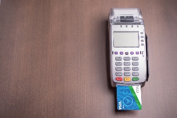 ihmvcu chip debit card in chip reader terminal