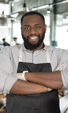 Man in apron