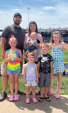 Family on staycation