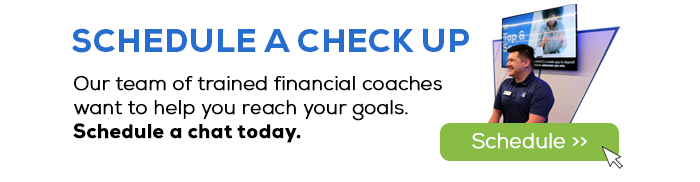 Schedule a financial check up advertisement