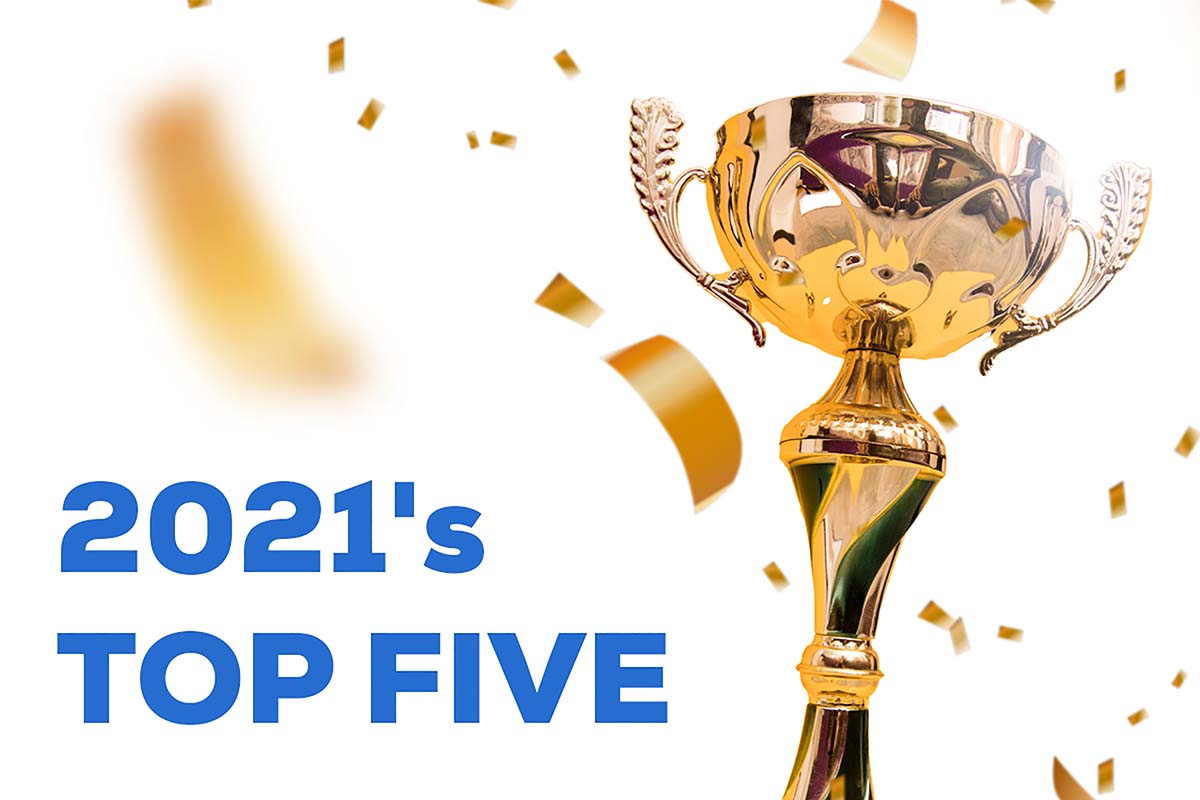 2021's top five blog posts