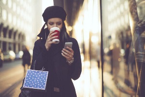 Young Girl Shopping