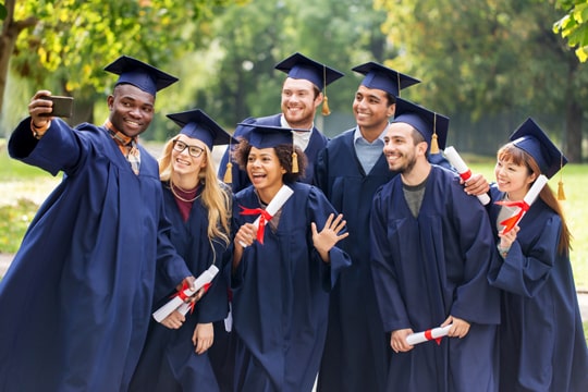 Group of graduating students